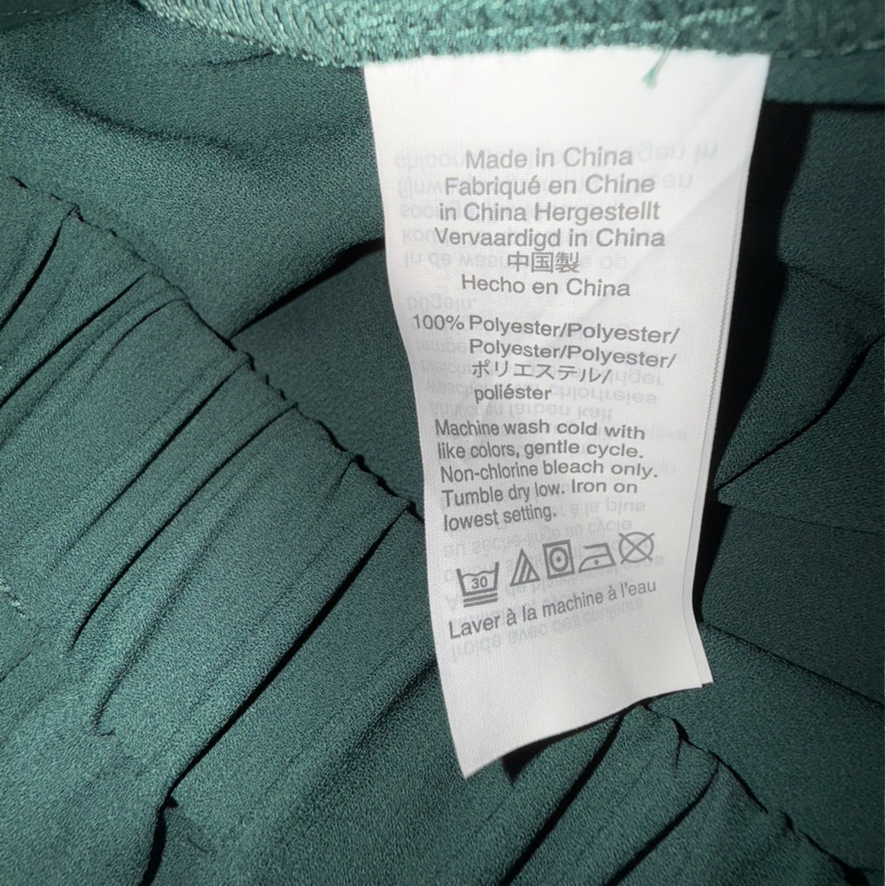 Collection By J.Crew Green pull-on wide-leg pant Size 8 - Picture 8 of 8
